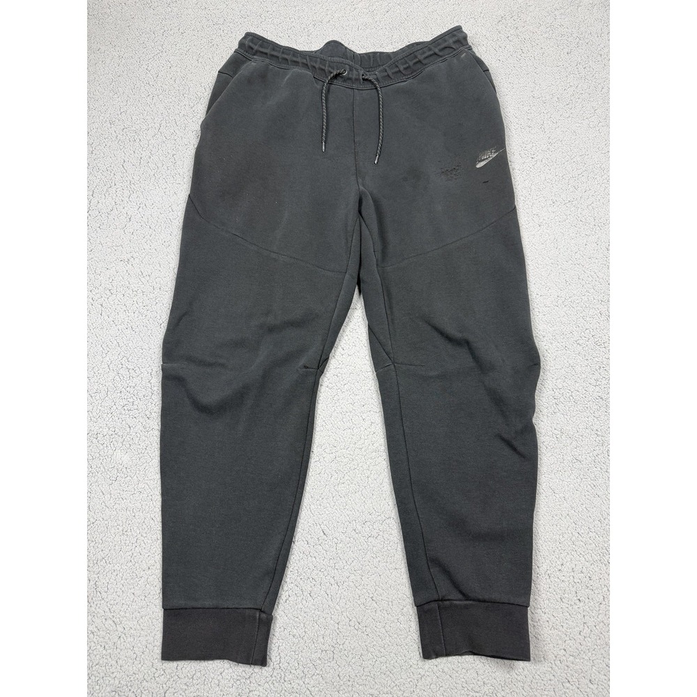 Nike Pants Mens‎ XL Black Tech Fleece Joggers Sweatpants Zip Pocket CU4495-010